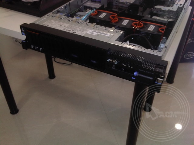 A hard drive on the table